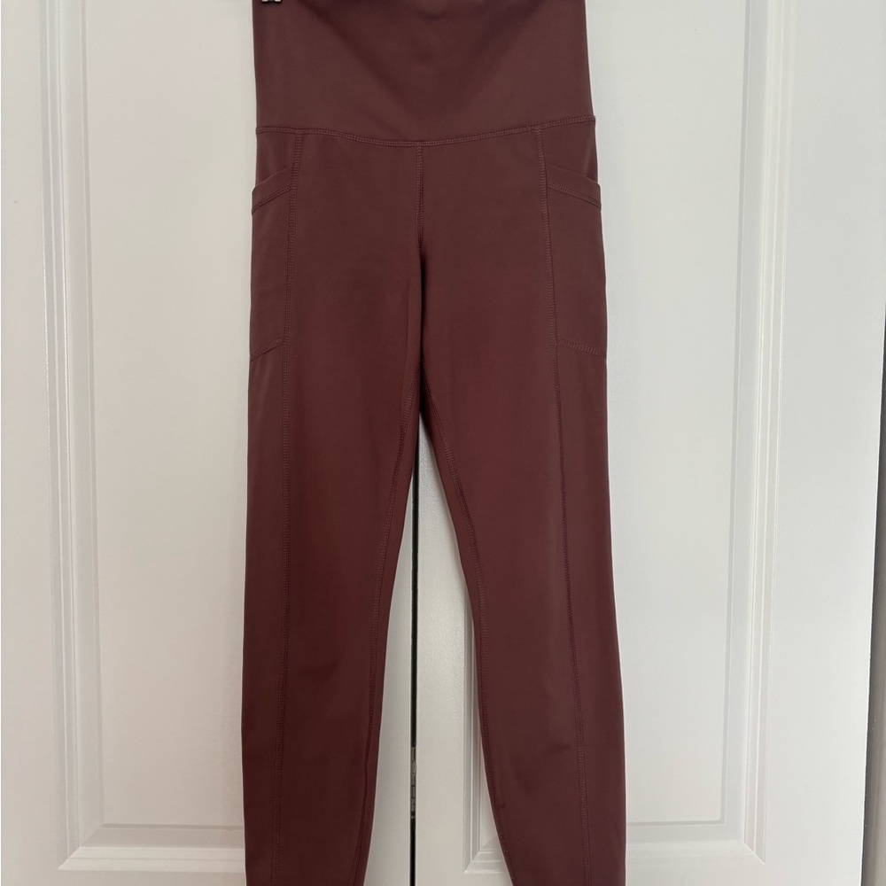 Yogalicious Mauve Leggings with pockets size S